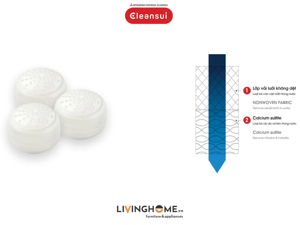 Bộ lọc Cleansui ESC31Z cho thiết bị ES301 nhập khẩu Nhật - Ảnh 6