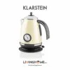 Ấm siêu tốc Klarstein KL-AQUAVITA Cream thân bằng chất liệu thép không gỉ phủ sơn màu kem cao cấp 2 Ấm siêu tốc Klarstein KL-AQUAVITA Cream thân bằng chất liệu thép không gỉ phủ sơn màu kem cao cấp