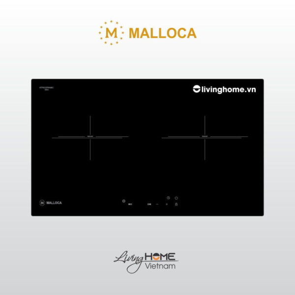 Bếp điện Malloca MH-732 ER kính âm 2 mặt kính Vitroceramic