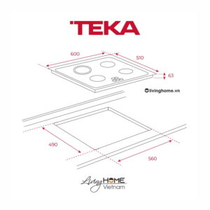 Alternative view of Bếp Điện Teka TT 6315 60CM 3 Điện Kính Schott Ceran