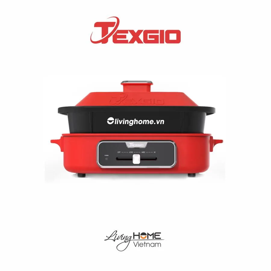 Bếp điện đa năng Texgio TG-GHP4 kiểu dáng Retro dung tích 4 lít 3 Bếp điện đa năng Texgio TG-GHP4 kiểu dáng Retro dung tích 4 lít