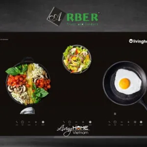 Alternative view of Bếp Điện Từ Arber AB 221S 76CM 2 Từ 1 Điện Kính Vitroceramic