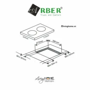 Bếp điện từ Arber AB372 mặt kính Vitroceramic sang trọng 9 Bếp điện từ Arber AB372 mặt kính Vitroceramic sang trọng