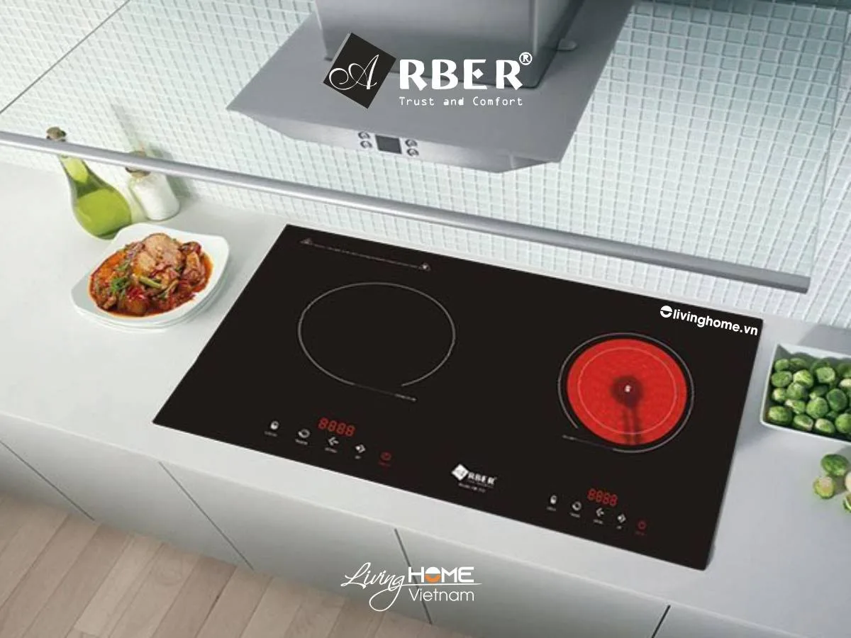 Bếp điện từ Arber AB372 mặt kính Vitroceramic sang trọng 5 Bếp điện từ Arber AB372 mặt kính Vitroceramic sang trọng - Ảnh 3
