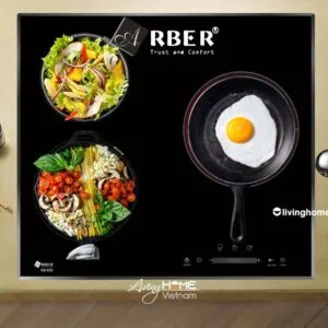 Alternative view of Bếp Điện Từ Arber AB 559 59CM 2 Từ 1 Điện Kính Kanger