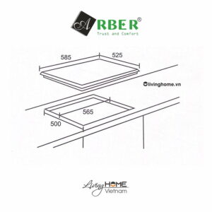 Bếp Điện Từ Arber AB 559 59CM 2 Từ 1 Điện Kính Kanger 8 Bếp Điện Từ Arber AB 559 59CM 2 Từ 1 Điện Kính Kanger