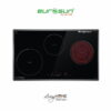 Bếp điện từ Eurosun EU-TE882G 76CM 2 Từ 1 Điện Kính Schott Ceran 2 Bếp điện từ Eurosun EU-TE882G 76CM 2 Từ 1 Điện Kính Schott Ceran