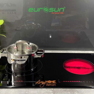 Bếp điện từ Eurosun EU-TE887G 2 vùng nấu cực bền