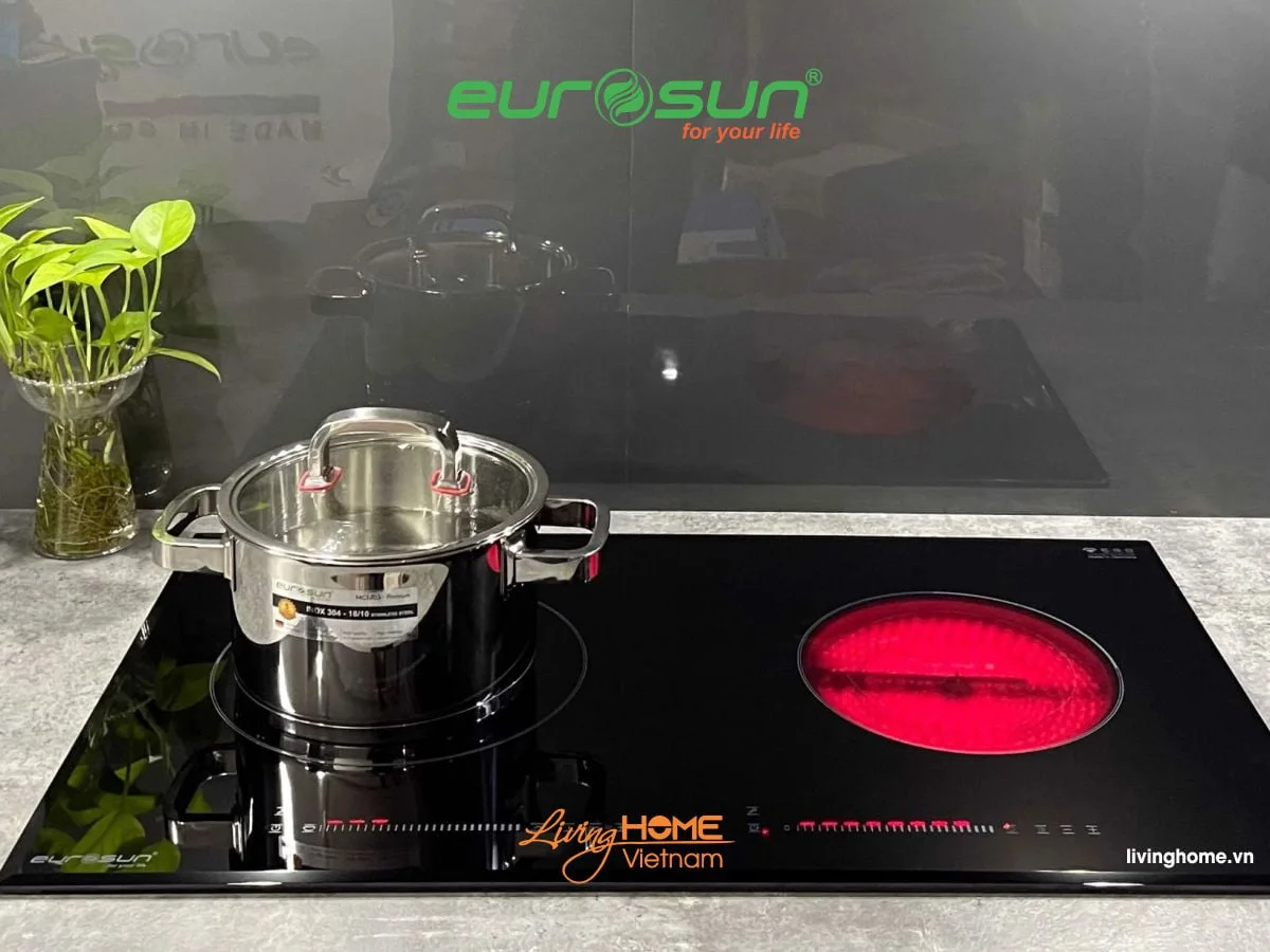 Bếp điện từ Eurosun EU-TE887G 2 vùng nấu cực bền - Ảnh 3