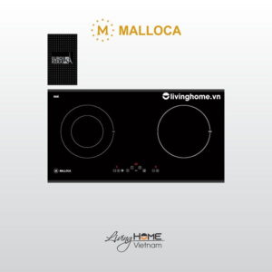 Bếp điện từ Malloca MH-02IR D 72CM 1 Điện 1 Từ Kính EuroKera
