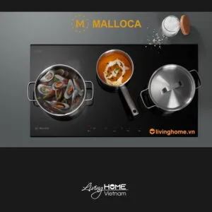 Alternative view of Bếp Điện Từ Malloca MH-03IR N 81CM 2 Từ 1 Điện Kính EuroKera