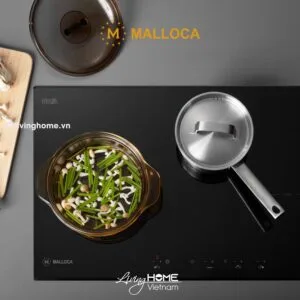 Bếp Điện Từ Malloca MH-03IR N 81CM 2 Từ 1 Điện Kính EuroKera