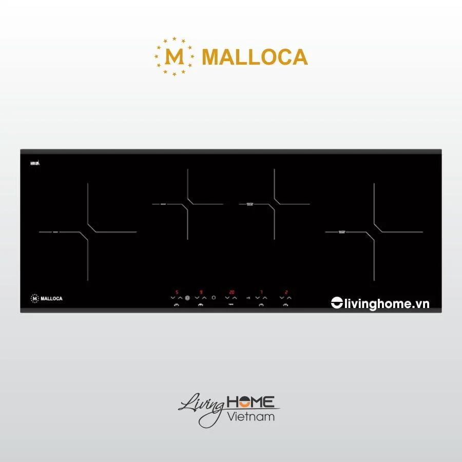 Bếp Điện Từ Malloca MH-04IR S 93CM 4 Từ Kính EuroKera 3 Bếp Điện Từ Malloca MH-04IR S 93CM 4 Từ Kính EuroKera