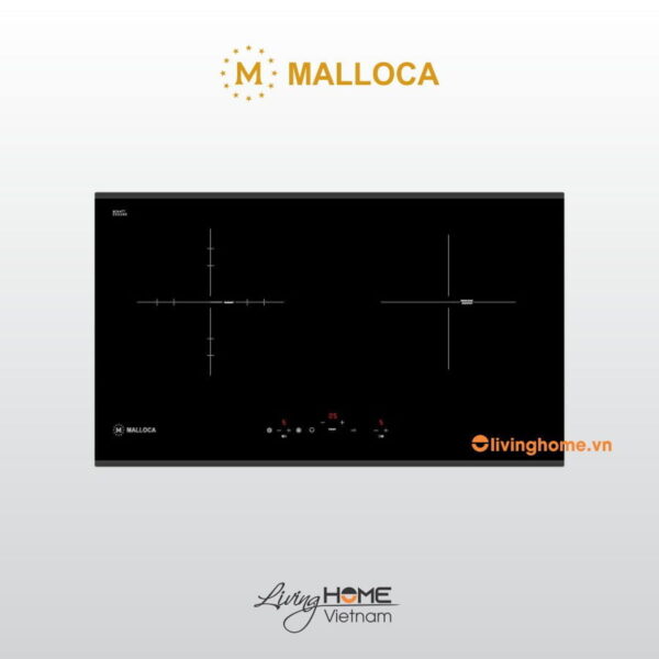 Bếp Điện Từ Malloca MIR 772, 77CM, 1 Điện 1 Từ, Mặt Kính Schott Ceran