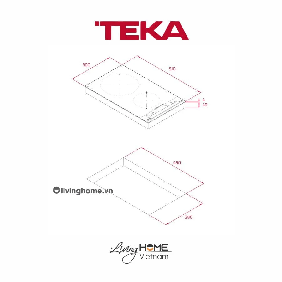 Bếp từ Teka IZC 32310 MSP âm 2 vùng nấu mặt kính Vitro Ceramic siêu bền 7 Bếp từ Teka IZC 32310 MSP âm 2 vùng nấu mặt kính Vitro Ceramic siêu bền - Ảnh 5