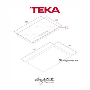 Bếp từ Teka IZC 72310 MSP BK 9 Bếp từ Teka IZC 72310 MSP BK