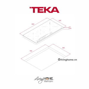 Bếp từ Teka IZC 83620 MST BK