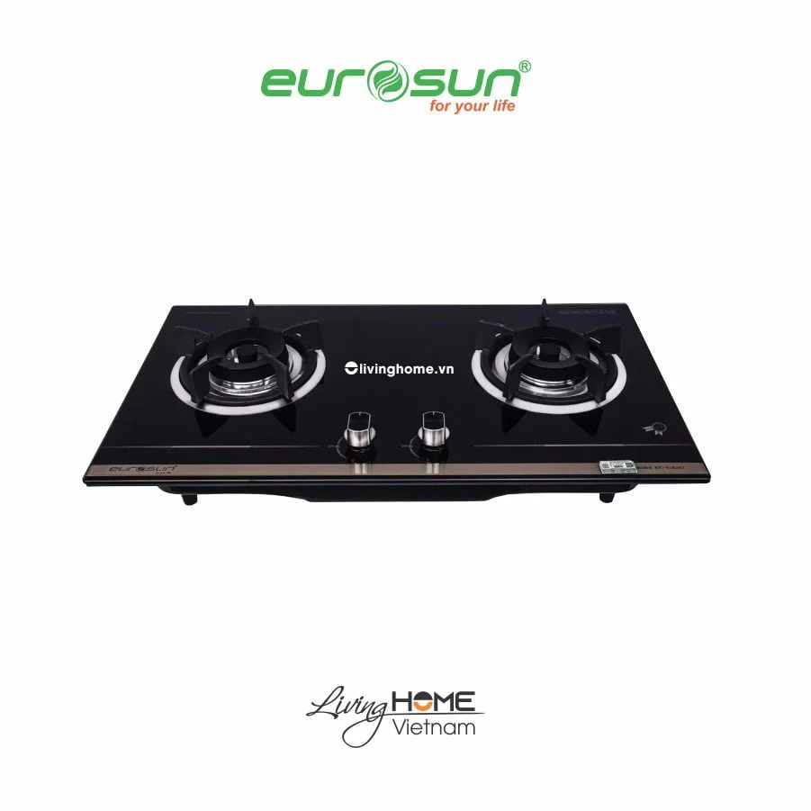 Bếp gas âm Eurosun EU-GA283 2 lò nấu thiết kế sang xịn
