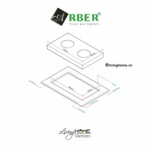 Alternative view of Bếp gas Arber AB731A sang trọng siêu bền