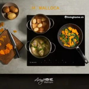 Bếp từ Malloca MH-5903 I âm 3 từ màu đen mặt kính Vitroceramic 12 Bếp từ Malloca MH-5903 I âm 3 từ màu đen mặt kính Vitroceramic