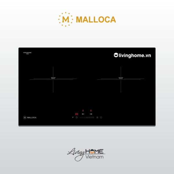 Bếp từ Malloca MH-7320 IN âm 2 từ mặt kính Vitroceramic