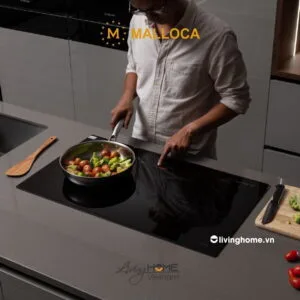 Alternative view of Bếp từ Malloca MI 732 SL âm 2 từ màu đen mặt kính Schottceran