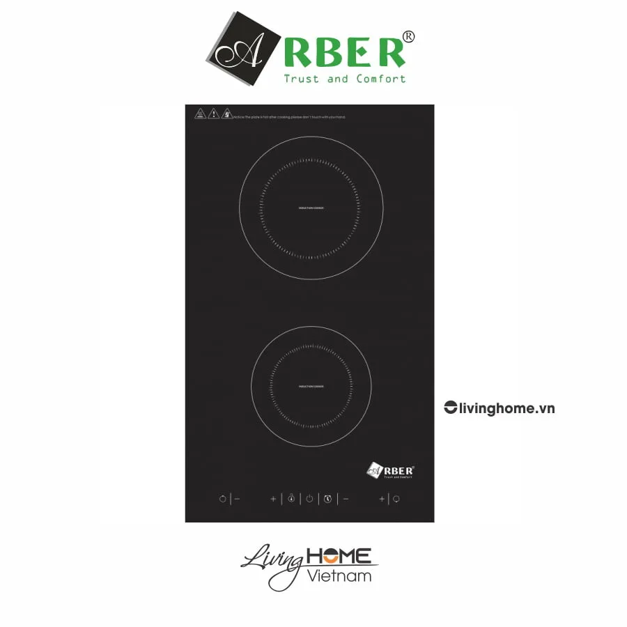 Bếp từ Arber AB001 mặt kính ceramic chịu nhiệt chịu lực 3600W 3 Bếp từ Arber AB001 mặt kính ceramic chịu nhiệt chịu lực 3600W