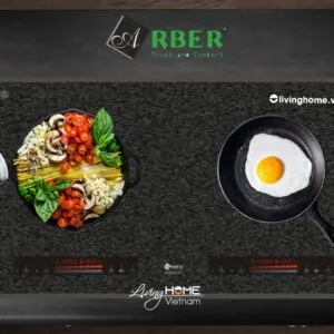 Alternative view of Bếp từ Arber AB2021 mặt kính Kanger bo viền nhôm