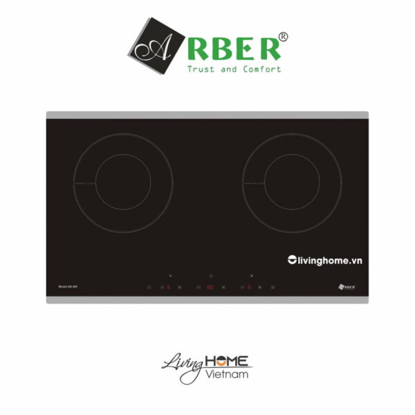 Bếp từ Arber AB395 mặt kính Kanger chịu nhiệt chịu lực vát 2 cạnh