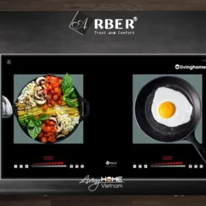 Alternative view of Bếp từ Arber AB553 mặt kính Kanger bo viền nhôm