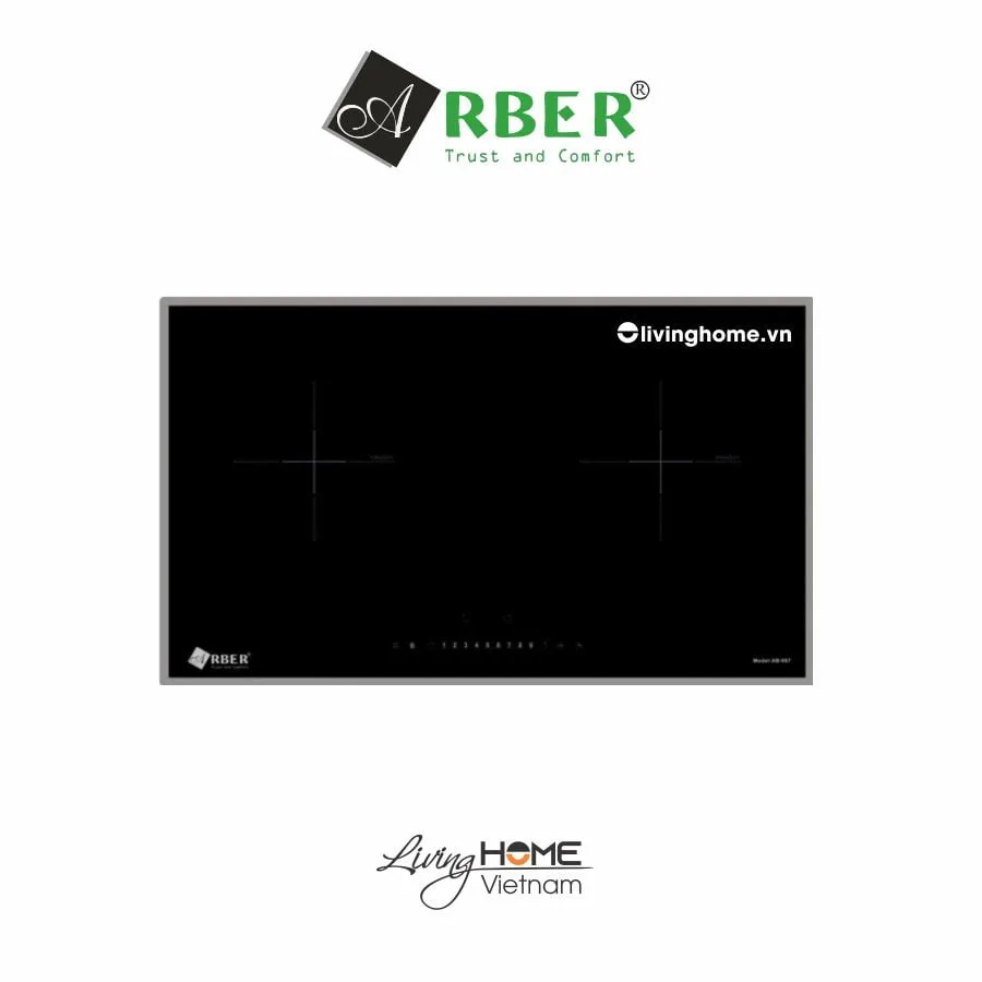 Bếp từ Arber AB667 mặt kính Kanger chịu nhiệt chịu lực vát 4 cạnh 3 Bếp từ Arber AB667 mặt kính Kanger chịu nhiệt chịu lực vát 4 cạnh