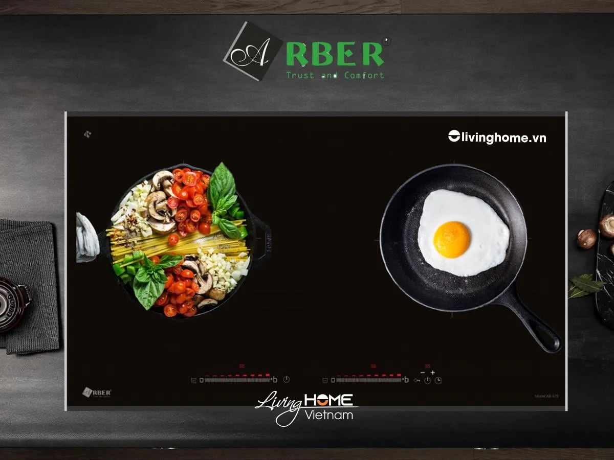 Bếp từ Arber AB679 mặt kính Kanger 3600W 4 Bếp từ Arber AB679 mặt kính Kanger 3600W - Ảnh 2