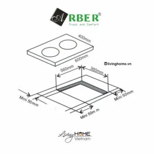 Bếp từ Arber ABEI600 8 mức công suất thiết kế sang trọng 11 Bếp từ Arber ABEI600 8 mức công suất thiết kế sang trọng