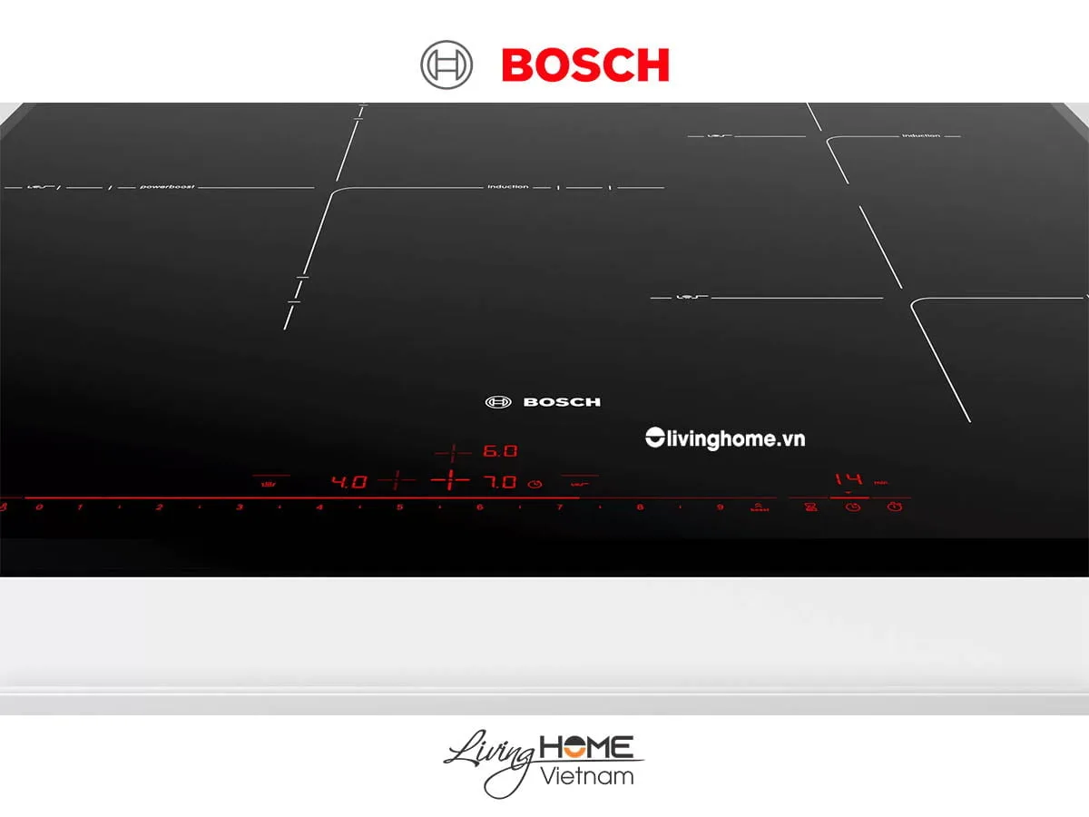 Bếp từ Bosch PID651DC5E - Mặt kính Schott 3 vùng nấu 60cm 4 Bếp từ Bosch PID651DC5E - Mặt kính Schott 3 vùng nấu 60cm - Ảnh 2
