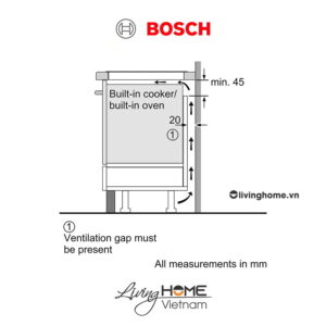 Bếp từ Bosch PID675DC1E - Mặt kính Schott 3 vùng nấu 60cm 13 Bếp từ Bosch PID675DC1E - Mặt kính Schott 3 vùng nấu 60cm