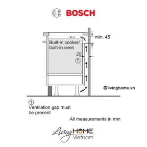 Bếp từ Bosch PID675DC1E - Mặt kính Schott 3 vùng nấu 60cm 13 Bếp từ Bosch PID675DC1E - Mặt kính Schott 3 vùng nấu 60cm