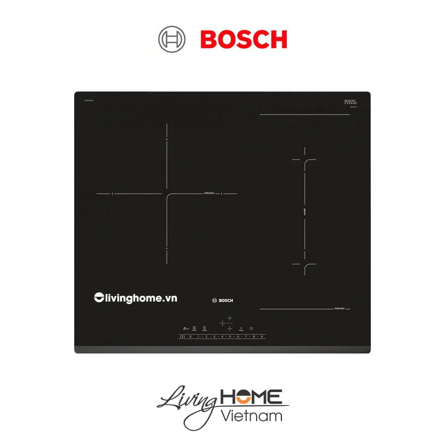 Bếp từ Bosch PVJ611FB5E - Kết hợp 3 vùng nấu 60cm 3 Bếp từ Bosch PVJ611FB5E - Kết hợp 3 vùng nấu 60cm