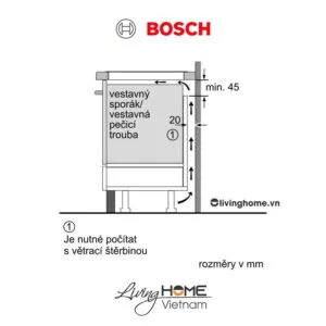 Bếp từ Bosch PVJ611FB5E - Kết hợp 3 vùng nấu 60cm 11 Bếp từ Bosch PVJ611FB5E - Kết hợp 3 vùng nấu 60cm