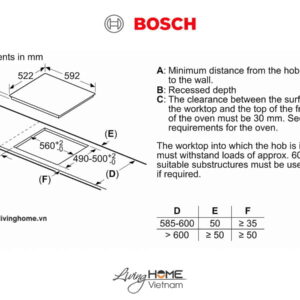 Bếp từ Bosch PVJ631FB1E 17 Bếp từ Bosch PVJ631FB1E