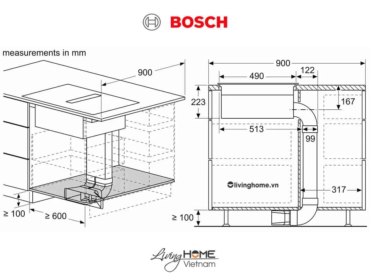 Bếp từ Bosch PVQ731F15E 71CM 4 Từ Kính Schott Ceran 13 Bếp từ Bosch PVQ731F15E 71CM 4 Từ Kính Schott Ceran - Ảnh 11