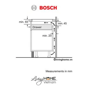 Bếp từ Bosch PXE675DC1E - Kết hợp 4 vùng nấu 60cm 18 Bếp từ Bosch PXE675DC1E - Kết hợp 4 vùng nấu 60cm