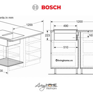 Bếp từ Bosch PXX875D67E 21 Bếp từ Bosch PXX875D67E