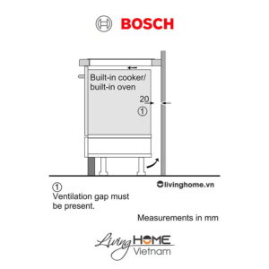 Bếp từ Bosch PXX975DC1E - Mặt kính Schott 5 vùng nấu 90cm 20 Bếp từ Bosch PXX975DC1E - Mặt kính Schott 5 vùng nấu 90cm