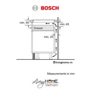 Bếp từ Bosch PXX975KW1E - 5 vùng nấu 90cm kết nối Home Connect 18 Bếp từ Bosch PXX975KW1E - 5 vùng nấu 90cm kết nối Home Connect