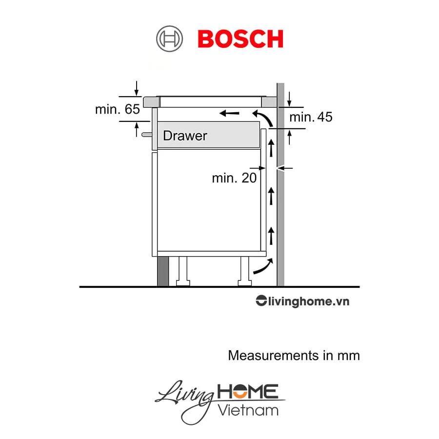Bếp từ Bosch PXX975KW1E - 5 vùng nấu 90cm kết nối Home Connect 10 Bếp từ Bosch PXX975KW1E - 5 vùng nấu 90cm kết nối Home Connect - Ảnh 8