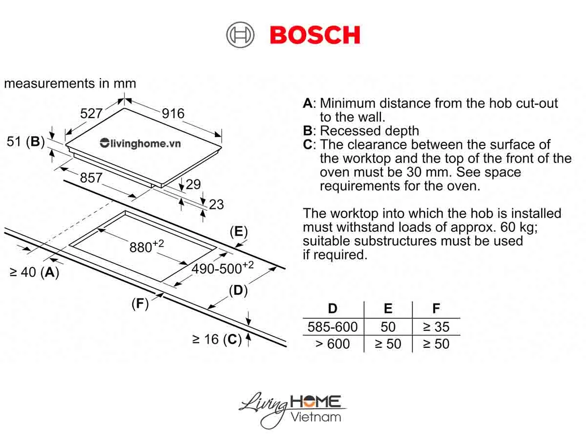 Bếp từ Bosch PXX975KW1E - 5 vùng nấu 90cm kết nối Home Connect 11 Bếp từ Bosch PXX975KW1E - 5 vùng nấu 90cm kết nối Home Connect - Ảnh 9