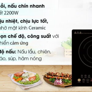 Alternative view of Bếp từ đơn Arber AB301 mặt kính ceramic 2200W