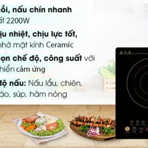 Alternative view of Bếp từ đơn Arber AB301 mặt kính ceramic 2200W