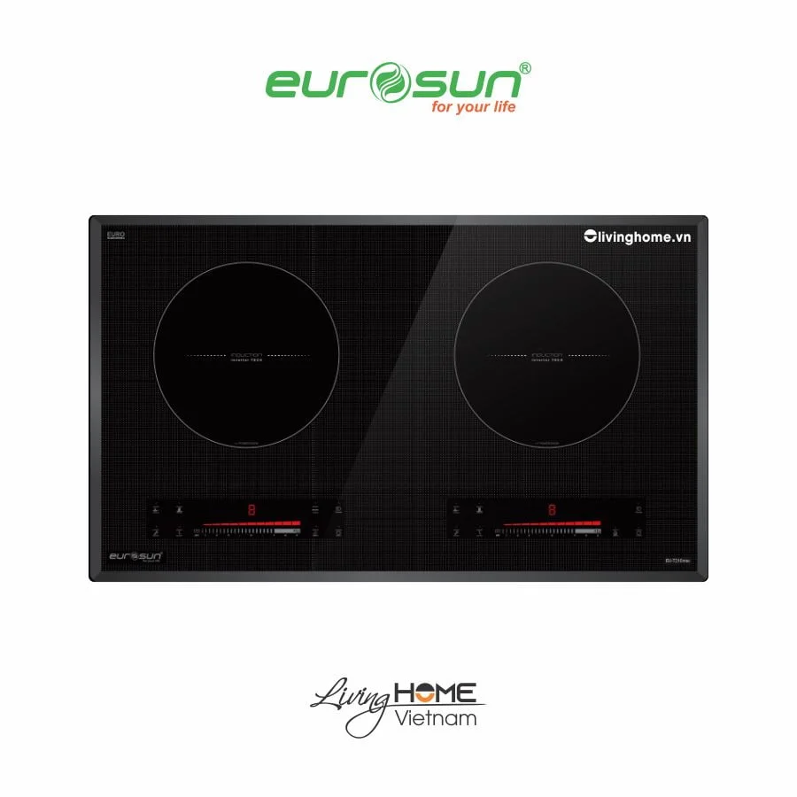 Bếp từ 2 vùng nấu Eurosun Eu-T210Max 2000W màu đen 3 Bếp từ 2 vùng nấu Eurosun Eu-T210Max 2000W màu đen