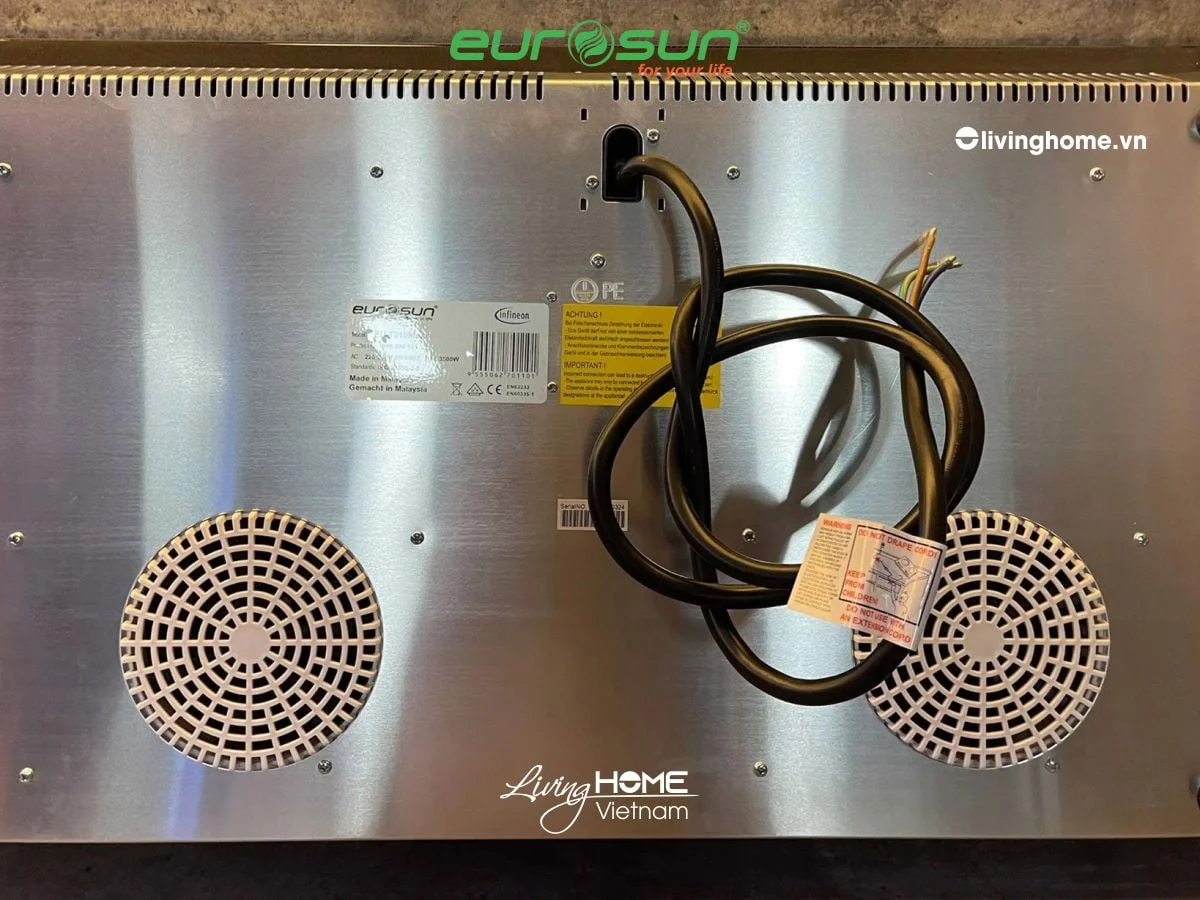 Bếp từ 2 vùng nấu Eurosun Eu-T210Max 2000W màu đen 6 Bếp từ 2 vùng nấu Eurosun Eu-T210Max 2000W màu đen - Ảnh 4